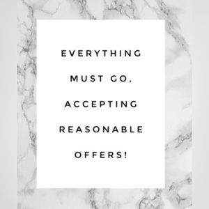 Make me a reasonable offer … It’s a wonderful delight 🛍️💕🛍️